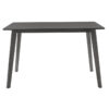 Τραπέζι Benson pakoworld MDF σε rustic grey απόχρωση 120x75x75εκ