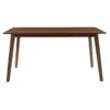 Τραπέζι Benson pakoworld MDF σε καρυδί απόχρωση 150x90x75εκ