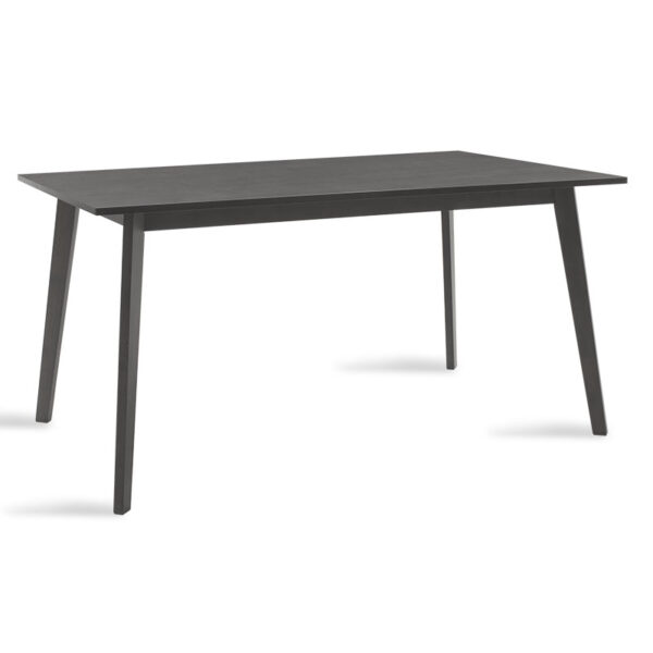 Τραπέζι Benson pakoworld MDF σε rustic grey απόχρωση 150x90x75εκ