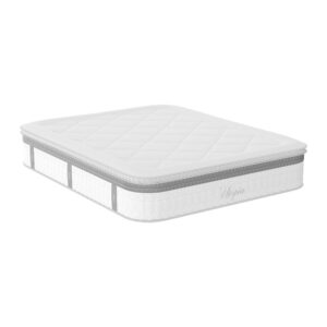 Κομοδίνο Elegance pakoworld με 3 συρτάρια σε λευκή απόχρωση 40x39x57εκ