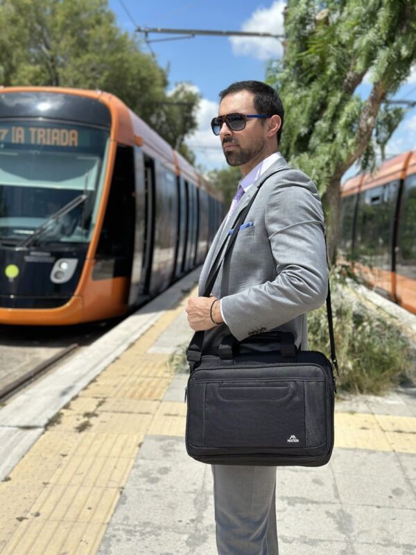 Υφασμάτινος Χαρτοφύλακας Matein 15,6' laptop 12L 1106 μαύρο