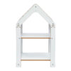Ραφιέρα Montessori Zoilen pakoworld λευκό-ροζ mdf 50x30x80εκ