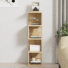 Ραφιέρα επιδαπέδια Pratel pakoworld σε oak απόχρωση 25x27x95εκ