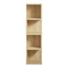 Ραφιέρα επιδαπέδια Pratel pakoworld σε oak απόχρωση 25x27x95εκ