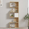 Βιβλιοθήκη Cascade pakoworld σε oak απόχρωση 51.8x22x150εκ