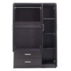 Ντουλάπα ρούχων τρίφυλλη OLYMPUS pakoworld χρώμα wenge 120x57x183εκ
