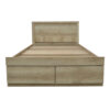 Κρεβάτι Olympus pakoworld με συρτάρι castillo-oak 100x200εκ