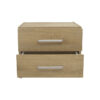 Κομοδίνο OLYMPUS pakoworld με 2 συρτάρια σε sonoma απόχρωση 47.5x40.5x40.5εκ