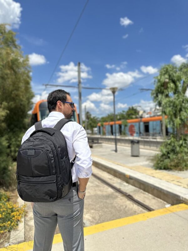 Σακίδιο πλάτης Τροχήλατο  45L Laptop 17,3” Matein 1240 μαύρο