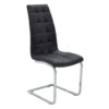 Καρέκλα Darrell pakoworld pu μαύρο-βάση χρωμίου 42x49x106εκ