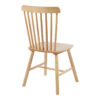 Καρέκλα Melia pakoworld rubberwood σε φυσική απόχρωση 45x51x87εκ (Σετ 4 τεμ.)
