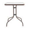 Tραπεζαρία Obbi-Watson pakoworld σετ 3τεμ καφέ μέταλλο-pe rattan 60x60x70εκ