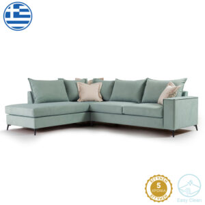Καναπές 3θέσιος PWF-0574 pakoworld δεξιά γωνία μπεζ 255x120x85εκ