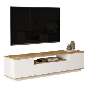Τραπέζι Benson pakoworld MDF σε rustic grey απόχρωση 120x75x75εκ