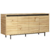 Μπουφές Jethro pakoworld sonoma-wenge 160x44.5x75.5εκ