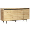 Μπουφές Jethro pakoworld sonoma-wenge 160x44.5x75.5εκ