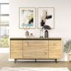 Μπουφές Jethro pakoworld sonoma-wenge 160x44.5x75.5εκ