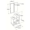 Έπιπλο εισόδου Wizbo pakoworld μελαμίνης λευκό 61x37x82.5εκ