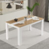 Τραπέζι Sepen pakoworld σε φυσική-λευκή απόχρωση 140x80x74εκ