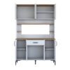 Ντουλάπα κουζίνας Cordie pakoworld λευκό μελαμίνης 120x40x184.2εκ
