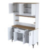 Ντουλάπα κουζίνας Cordie pakoworld λευκό μελαμίνης 120x40x184.2εκ
