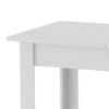 Τραπέζι Quiin pakoworld επεκτεινόμενο λευκό 120-164x70x73.5εκ