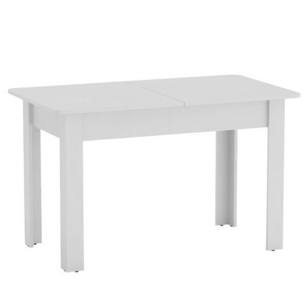 Τραπέζι Quiin pakoworld επεκτεινόμενο λευκό 120-164x70x73.5εκ