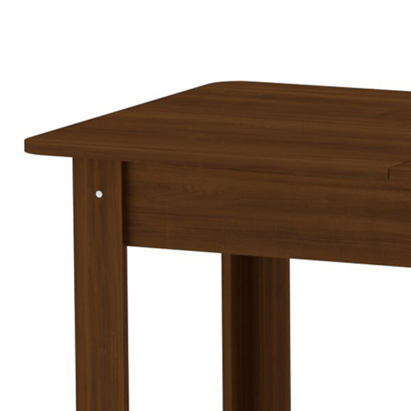 Τραπέζι Quiin pakoworld επεκτεινόμενο καρυδί 120-164x70x73.5εκ