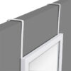 Καθρέπτης πόρτας PWD-0111 pakoworld polyresin-λευκό 34x1.7x94εκ