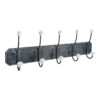 Κρεμάστρα Holden pakoworld mdf σε αντικέ μαύρη απόχρωση 19.5x9x60.5εκ