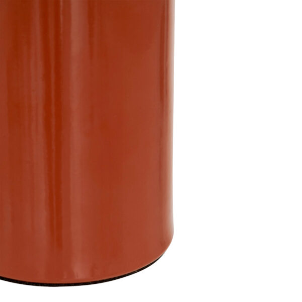 Επιτραπέζιο φωτιστικό Mushi pakoworld μέταλλο σε terracotta απόχρωση Φ20x24,5εκ