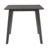Tραπεζαρία Benson - Orlean pakoworld σετ 5τμχ rustic grey - ύφασμα γκρι 80x80x75εκ