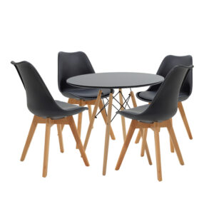 Πολυθρόνα Tranquil pakoworld ύφασμα μπουκλέ κρεμ 90x90x74εκ