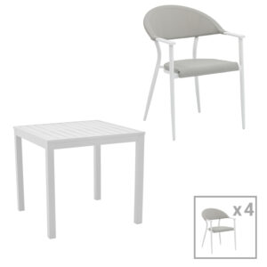 Ντουλάπα δίφυλλη Afina pakoworld mdf σε λευκή glossy απόχρωση 100x57x213εκ