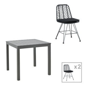 Καναπές 3θέσιος PWF-0579 pakoworld τύπου Chesterfield ύφασμα μπλε 237x90x73εκ