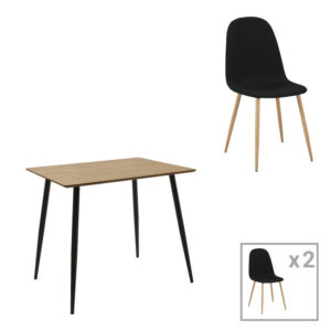 Σκαμπό Shard Inart φυσικό μασίφ ξύλο teak Φ35x45εκ