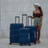 Βαλίτσες Σκληρές Άθραυστες Επεκτάσιμες (σέτ 3 τεμαχίων) Cardinal (PP) 2017 Σκούρο μπλε