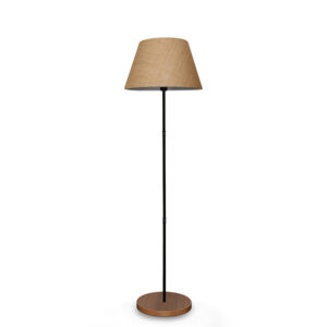 Ραφιέρα τοίχου Bemba pakoworld σε καρυδί απόχρωση 70x19,6x68,8εκ