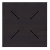 Επιφάνεια τραπεζιού Portico pakoworld HPL wenge 69x69εκ πάχους 12mm