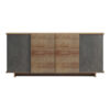Μπουφές Zafore  pakoworld σε oak - καφέ antique απόχρωση 180x45x80εκ
