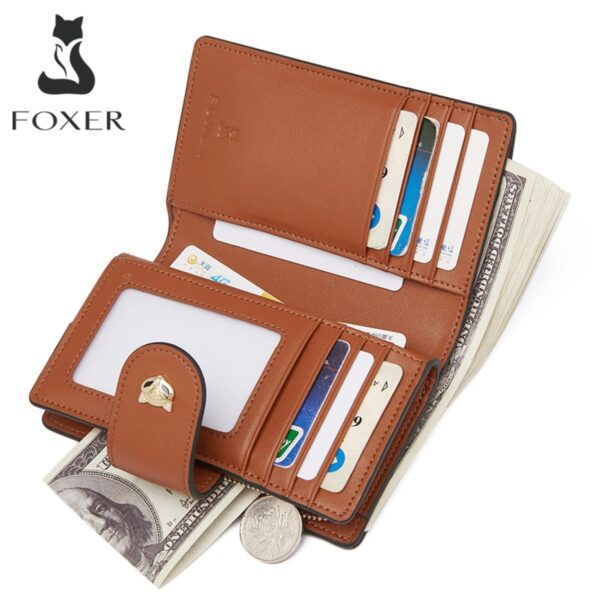 Γυναικείο  PVC πορτοφόλι  Foxer 230046F καφέ