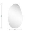 Καθρέπτης Frameless 2 pakoworld  50x1.2x85εκ