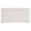 Μπουφές Joanna pakoworld λευκό 144x42x80εκ