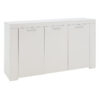 Μπουφές Joanna pakoworld λευκό 144x42x80εκ