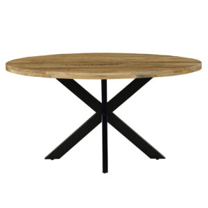 Τραπέζι Bethan pakoworld sintered stone γκρι cement-μαύρο 180x90x75εκ