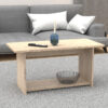 Τραπέζι Kumba pakoworld σε oak απόχρωση 80x40x42εκ