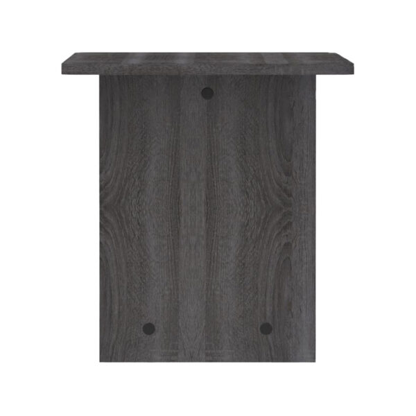 Τραπέζι Kumba pakoworld σε ανθρακί-wenge απόχρωση 80x40x42εκ