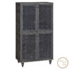 Παπουτσοθήκη-ντουλάπι Ronan pakoworld χρώμα wenge 70.5x35x122εκ