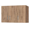 Πατάρι ντουλάπας Zelia pakoworld τρίφυλλο oak 90x42x60εκ