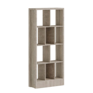 Καθρέπτης Malone Inart mdf σε λευκή αντικέ απόχρωση 55x50x160εκ